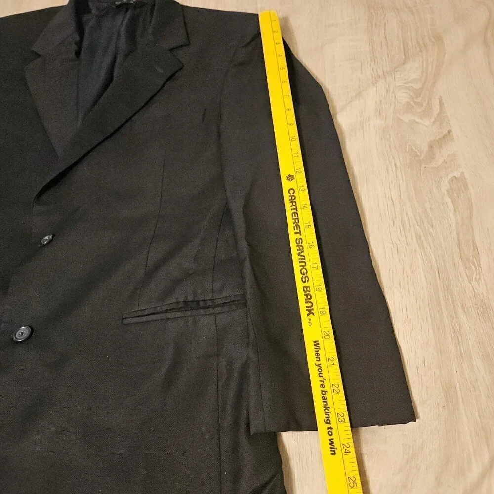 Jos A Banks Mens Size 41R Wool Blqzer Sport Coat Dark Navy Blue